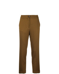 Женские горчичные брюки-галифе от Etro