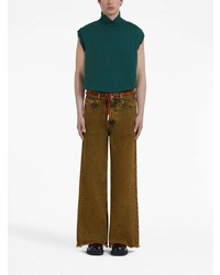 Мужские горчичные джинсы от Marni