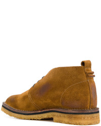 Мужские горчичные замшевые ботинки от Buttero