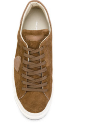 Мужские горчичные замшевые кеды от Philippe Model