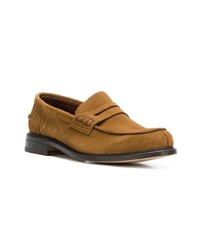 Мужские горчичные замшевые лоферы от Berwick Shoes