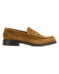 Мужские горчичные замшевые лоферы от Berwick Shoes