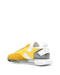 Мужские горчичные кроссовки от Ghoud