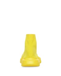 Мужские горчичные кроссовки от Balenciaga