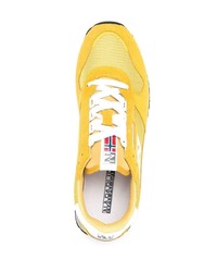 Мужские горчичные кроссовки от Napapijri