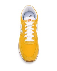 Мужские горчичные кроссовки от Junya Watanabe MAN