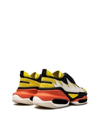 Мужские горчичные кроссовки от Balmain