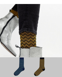 Мужские горчичные носки от ASOS DESIGN
