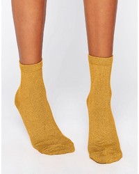 Женские горчичные носки от Asos