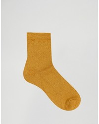 Женские горчичные носки от Asos