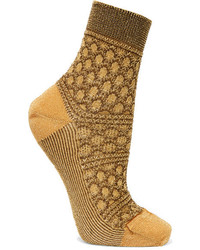 Женские горчичные носки от Missoni