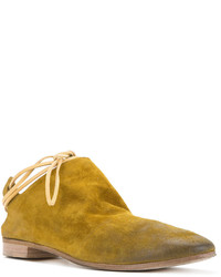 Горчичные сабо от Marsèll