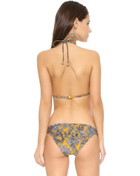 Горчичный бикини-топ от Zimmermann