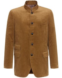 Мужской горчичный вельветовый пиджак от Shanghai Tang