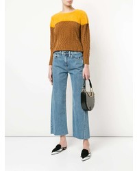 Женский горчичный вязаный свитер от GUILD PRIME