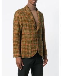 Мужской горчичный пиджак в клетку от East Harbour Surplus