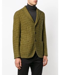 Мужской горчичный пиджак в клетку от The Gigi