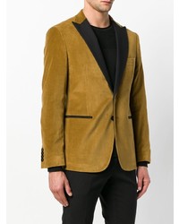Мужской горчичный пиджак от Tonello