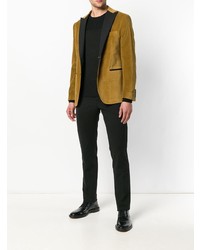 Мужской горчичный пиджак от Tonello