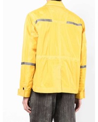 Мужской горчичный пиджак от Sacai