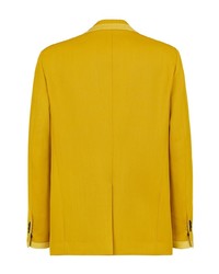 Мужской горчичный пиджак от Fendi