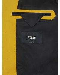 Мужской горчичный пиджак от Fendi