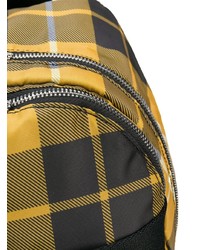 Мужской горчичный рюкзак в шотландскую клетку от McQ Alexander McQueen