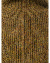 Горчичный свободный свитер из мохера от Etoile Isabel Marant