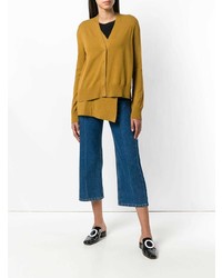 Горчичный свободный свитер от Boboutic
