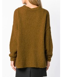 Горчичный свободный свитер от Isabel Marant Etoile