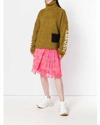 Горчичный свободный свитер от Ambush