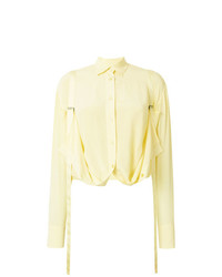 Желтая блуза на пуговицах от Sies Marjan