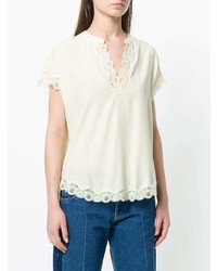 Желтая блуза с коротким рукавом от Max & Moi