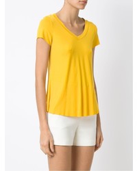 Желтая блуза с коротким рукавом от Lygia & Nanny