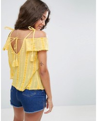 Желтая блузка от Asos