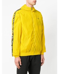 Мужская желтая ветровка от Fila