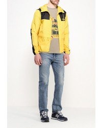 Мужская желтая ветровка от North Face