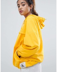 Женская желтая ветровка от Calvin Klein Jeans