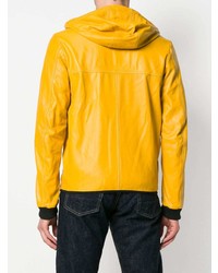 Мужская желтая ветровка от Diesel