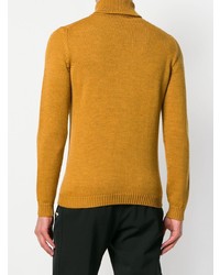 Мужская желтая водолазка от Roberto Collina