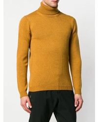 Мужская желтая водолазка от Roberto Collina