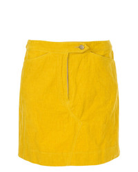 Желтая джинсовая мини-юбка от Zambesi