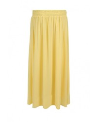 Желтая длинная юбка от Baon