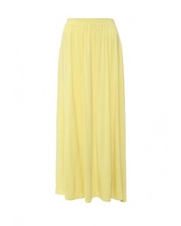 Желтая длинная юбка от Troll