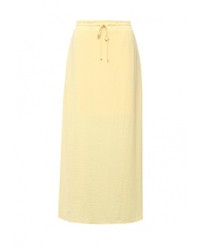 Желтая длинная юбка от Vila