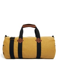 Мужская желтая дорожная сумка из плотной ткани от Asos