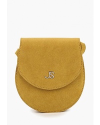 Желтая замшевая сумка через плечо от Jane's Story