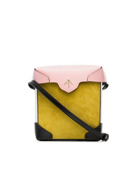 Желтая замшевая сумка через плечо от Manu Atelier