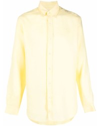 Мужская желтая классическая рубашка от Bluemint