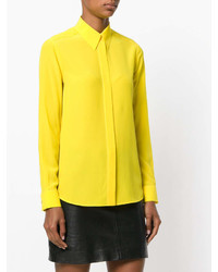 Женская желтая классическая рубашка от Givenchy